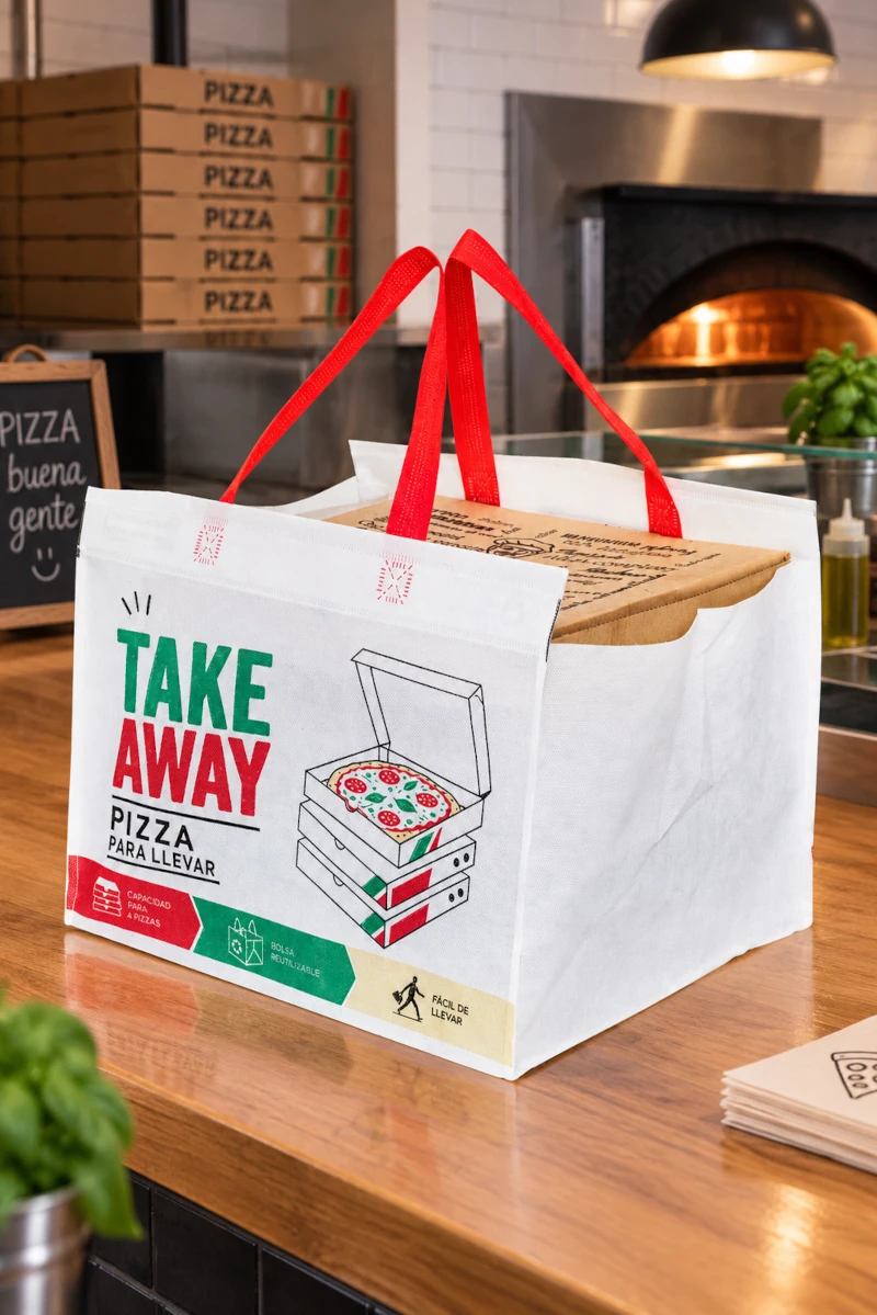Friselina para cajas de pizza - variante 4
