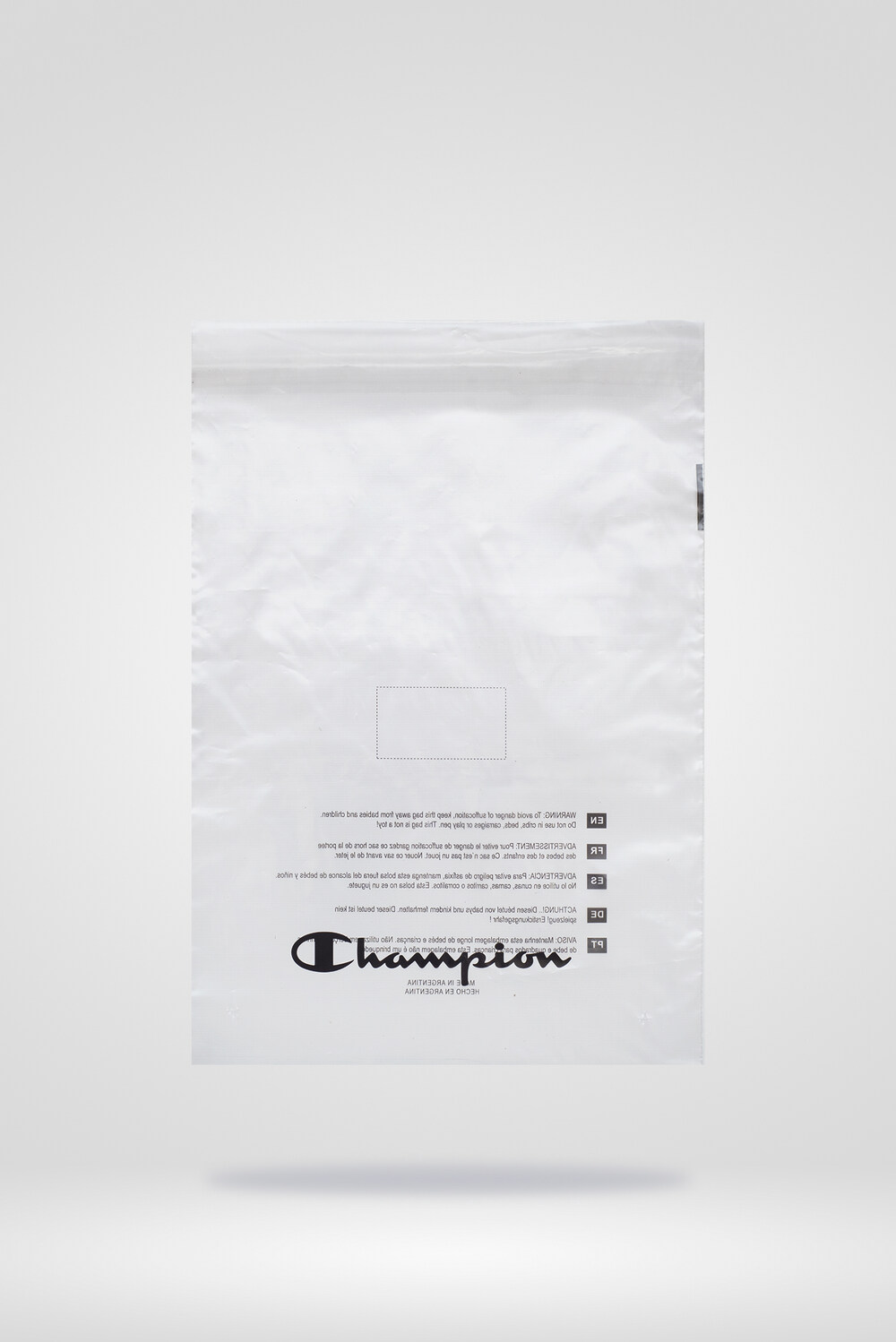 Polietileno BD solapa y adhesivo - variante 8