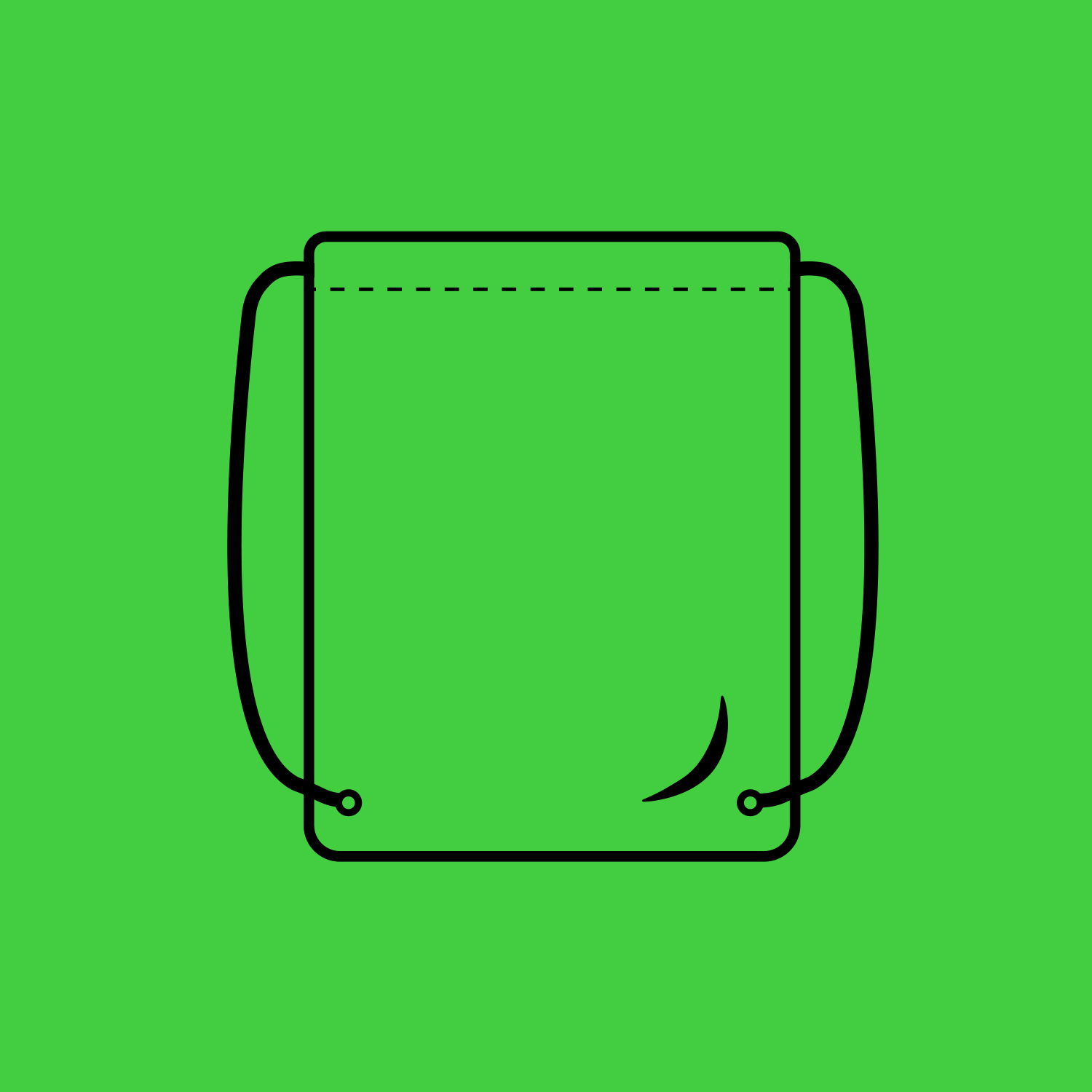 Icono Bolsas polietileno mochila - marinero