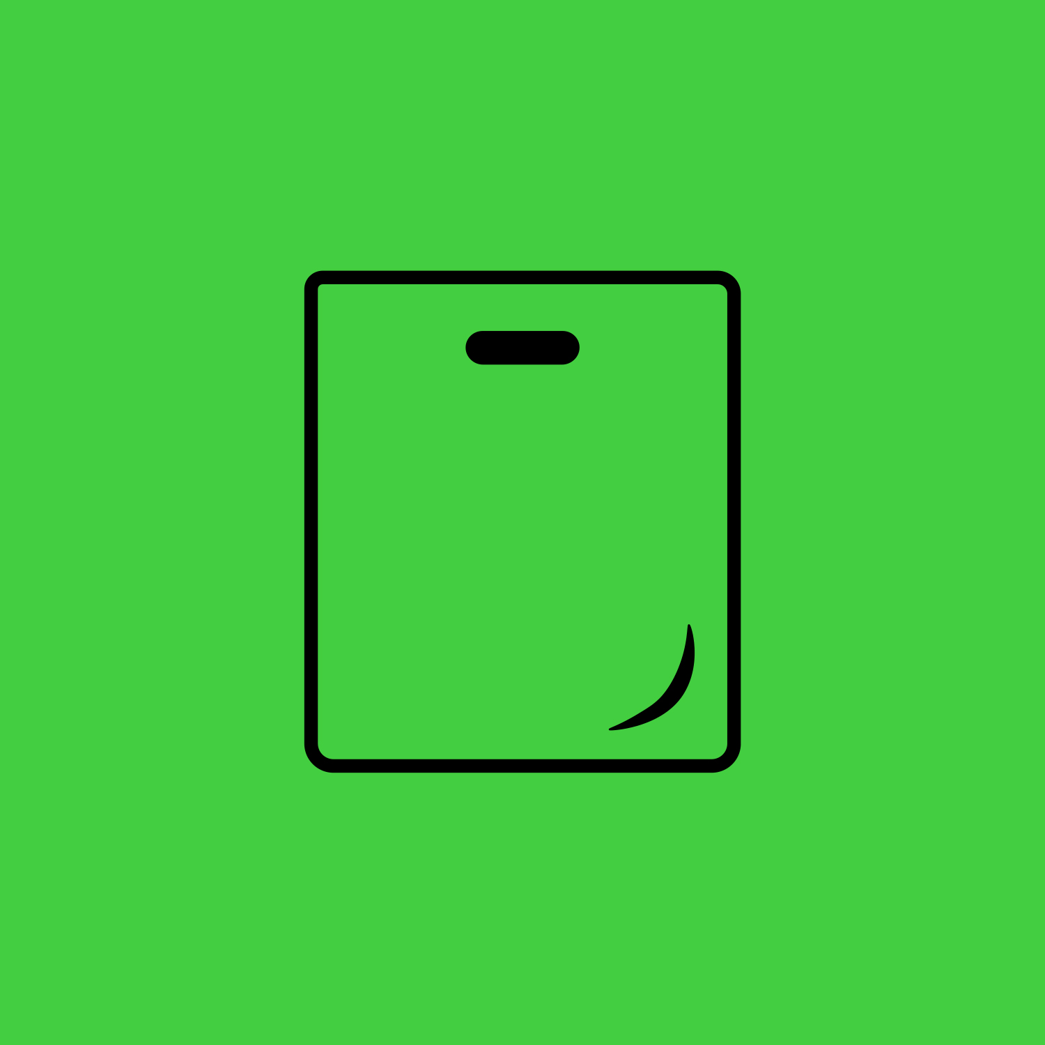 Icono Bolsas <br>ri&ntilde;&oacute;n simple