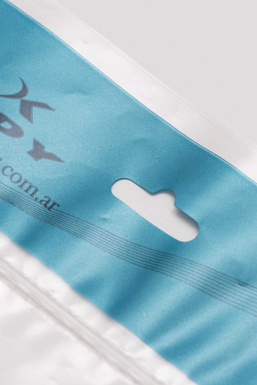 Polietileno zipper exhibidor - variante 2