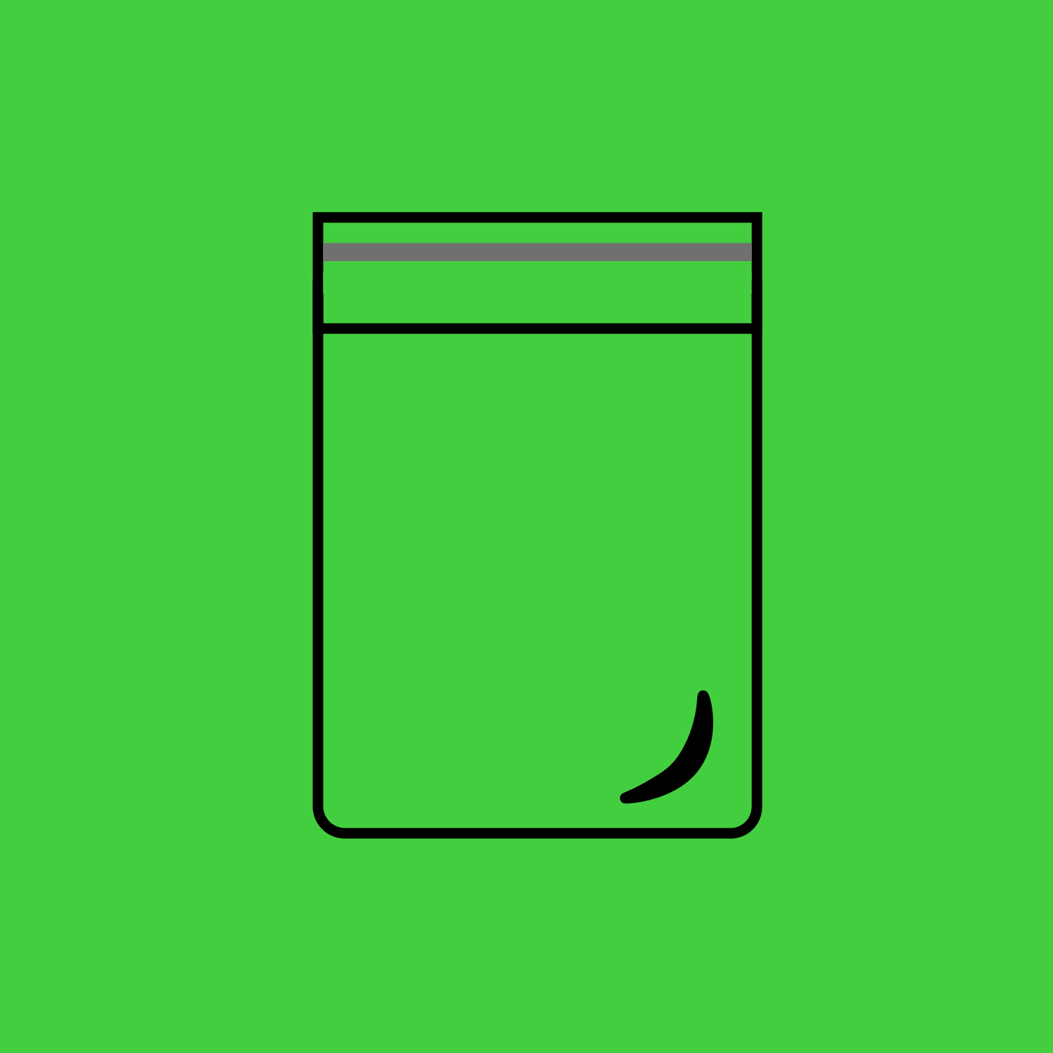 Icono Bolsas polipropileno solapa y adhesivo